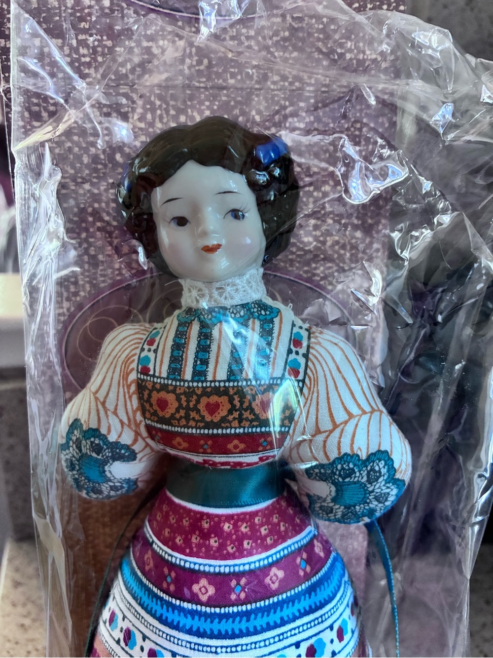 Avon Americana porcelain head doll NIB